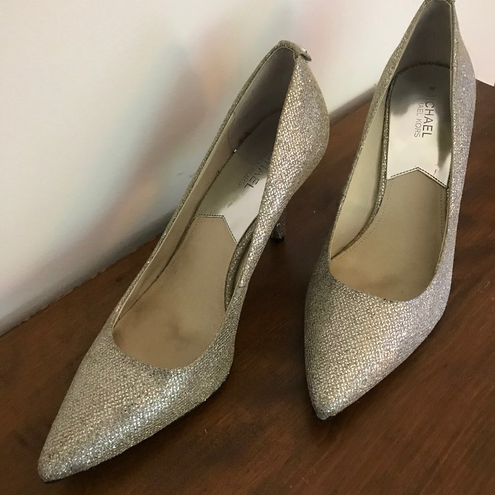Silver Michael Kors Heels